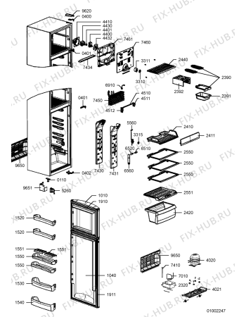 Схема №1 WBM 378/9 с изображением Фитинг для холодильника Whirlpool 480132102534