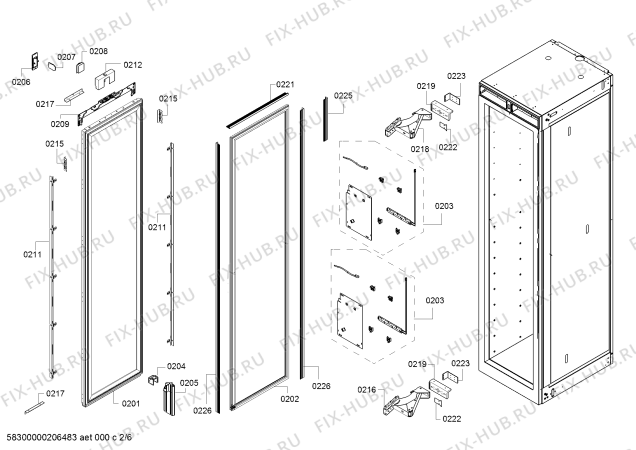 Схема №5 RW414364 Gaggenau с изображением Панель для холодильной камеры Bosch 11023676