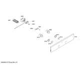 Схема №1 P1HEC43051 с изображением Панель управления для электропечи Bosch 00700580