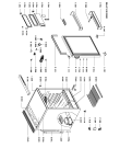 Схема №1 ART 624/H с изображением Часть корпуса для холодильника Whirlpool 481245228226