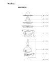 Схема №1 BKB246(A) с изображением Моторчик для соковыжималки Moulinex SS-192505