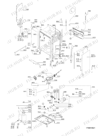 Схема №2 GCI 5919 IX с изображением Обшивка для посудомоечной машины Whirlpool 481245373604