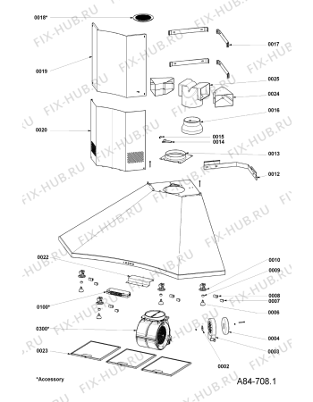 Схема №2 AKB 291 IX с изображением Микрофильтр для вытяжки Whirlpool 481248128163