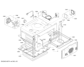 Схема №4 HBC36P753 с изображением Модуль управления, запрограммированный для духового шкафа Bosch 00750390