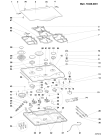 Схема №1 CISPH640MSWH (F033709) с изображением Панель для духового шкафа Indesit C00118786