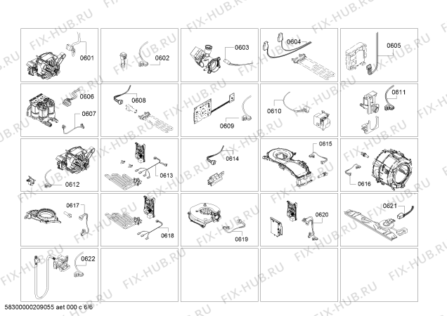 Взрыв-схема стиральной машины Siemens WD14U540EU - Схема узла 06