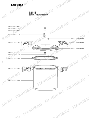 Схема №1 92116 с изображением Кастрюля для духовки Seb US-7117001206