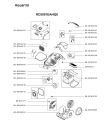 Схема №1 RO3951EA/4Q0 с изображением Крышка для пылесоса Rowenta RS-RT900755