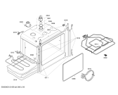 Схема №4 3HT528XIAD с изображением Цоколь для электропечи Bosch 00607357
