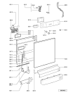 Схема №2 ADP 6600 IX с изображением Панель для посудомойки Whirlpool 481244011299