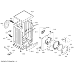 Схема №1 WAE2834P Bosch Maxx 6 EcoWash с изображением Ручка для стиральной машины Bosch 00646133