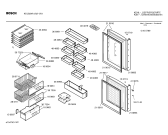 Схема №3 KKU334A1IE с изображением Дверь для холодильной камеры Bosch 00219016