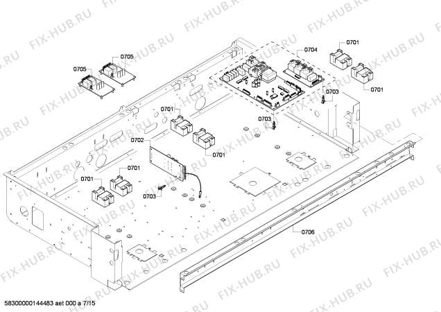 Схема №8 PRL486EDG Thermador с изображением Модуль для духового шкафа Bosch 00709786