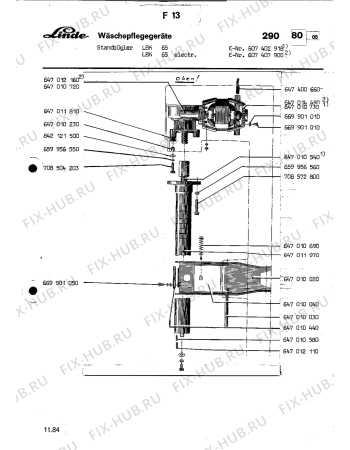 Взрыв-схема посудомоечной машины Aeg STANDBUEGLER LKB 65 - Схема узла Section5