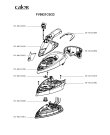 Схема №2 FV9921C0/23 с изображением Рукоятка для электроутюга Calor CS-00131658