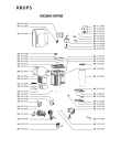 Схема №1 XN250140/FB0 с изображением Микромодуль для электрокофемашины Krups MS-623304