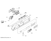 Схема №2 SE24M264EU с изображением Передняя панель для посудомоечной машины Siemens 00666539