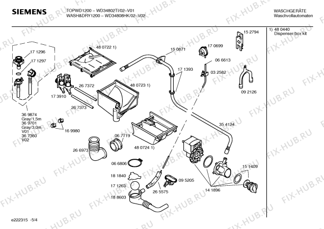 Схема №2 WD31202EU WASH&DRY3120 с изображением Ручка выбора температуры для стиралки Siemens 00181429