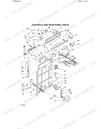Схема №8 AWG849 3R LSQ 8533 JQ с изображением Контейнер для стиралки Whirlpool 481241818347