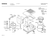 Схема №1 TC841216 с изображением Стеклянная колба для кофеварки (кофемашины) Siemens 00450851