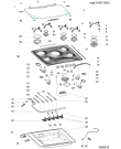 Схема №1 T753SMWH (F029877) с изображением Поверхность для электропечи Indesit C00098135