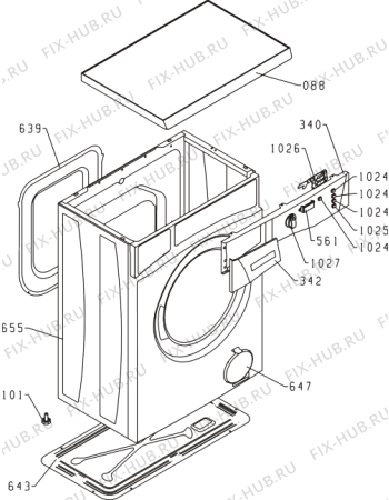 Схема №5 WS40109 (247477, PS0A5/100) с изображением Микромодуль для стиралки Gorenje 195791