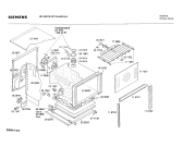 Схема №1 0750141185 HEE642M с изображением Корпус духовки для электропечи Bosch 00230833