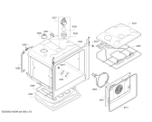 Схема №4 HBB43D250B с изображением Каталитическая панель для электропечи Bosch 00674551