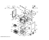 Схема №2 HGS3023UC с изображением Панель для духового шкафа Bosch 00686704