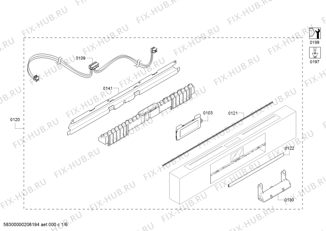 Схема №3 DWHD770WPR, SAPPHIRE GLOW с изображением Кронштейн Bosch 10003436