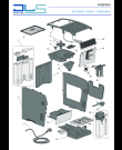 Схема №2 AUTENTICA CAPPUCCINO  ETAM29.666.S с изображением Часть корпуса для кофеварки (кофемашины) DELONGHI 7313241041