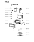 Схема №1 OF160850/DXA с изображением Дверка для плиты (духовки) Seb SS-189346