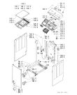 Схема №1 AWV 1000/2 с изображением Обшивка для стиральной машины Whirlpool 481245215792