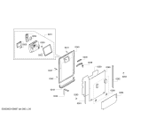 Схема №5 SPV69T00GB, SuperSilence с изображением Передняя панель для электропосудомоечной машины Bosch 00708015
