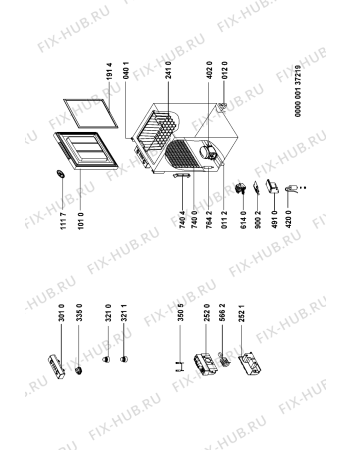 Схема №1 AFG 5122 M-C с изображением Дверца для холодильной камеры Whirlpool 481241610427