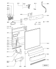 Схема №1 ADP 6746 WH с изображением Панель для электропосудомоечной машины Whirlpool 481245373309