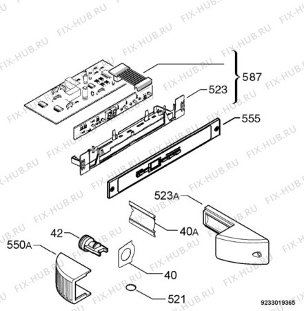 Взрыв-схема холодильника Aeg Electrolux SK98809-5I - Схема узла Diffusor