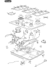 Схема №2 DEGH70WF с изображением Керамическая поверхность для духового шкафа DELONGHI 3370402SD2