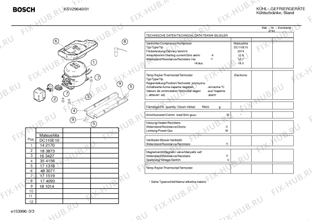 Схема №1 KSV2961IE с изображением Дверь для холодильной камеры Bosch 00235751