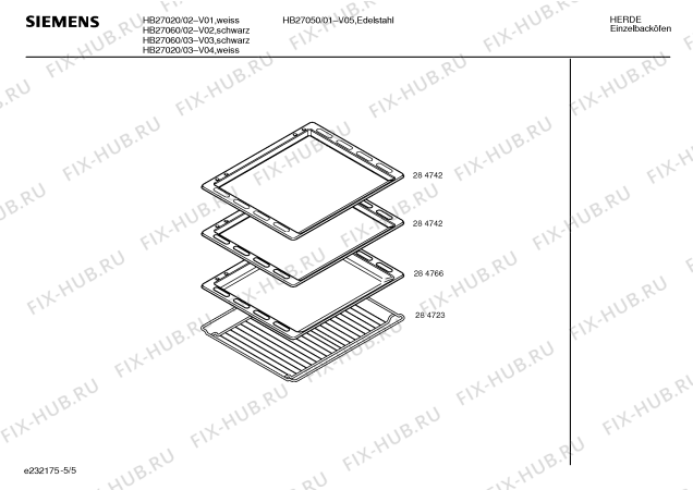 Схема №4 HB27060 с изображением Панель управления для плиты (духовки) Siemens 00295273