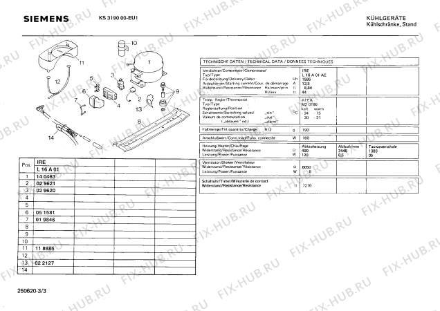 Схема №3 KS319000 с изображением Шильдик для холодильника Siemens 00029631