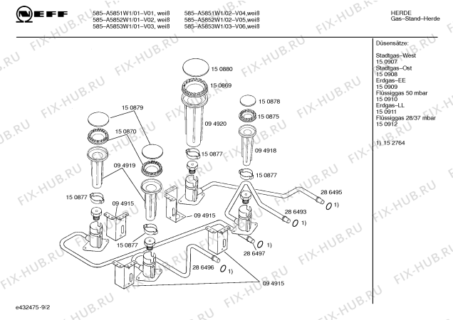 Схема №5 A5852W1 585 с изображением Панель для электропечи Bosch 00286668