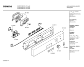 Схема №5 SE23231EU с изображением Передняя панель для электропосудомоечной машины Siemens 00363026