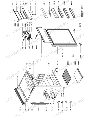 Схема №1 KVA 135 OPTIMA с изображением Обшивка для холодильника Whirlpool 481246488024
