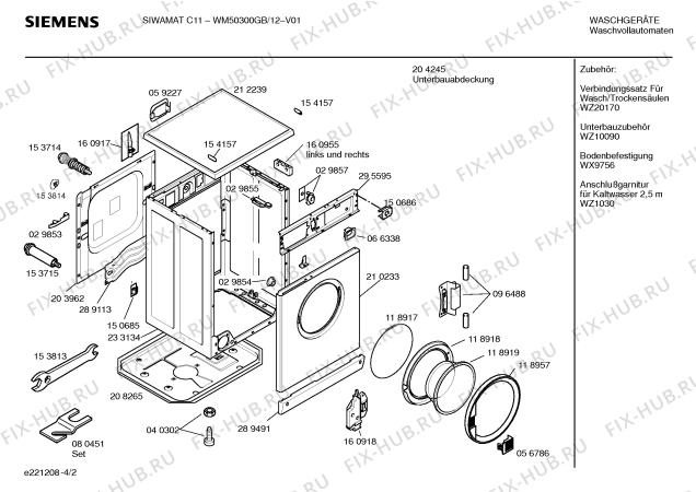 Схема №3 WM50300GB, SIWAMAT C11 с изображением Панель управления для стиралки Siemens 00350145