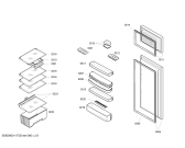 Схема №2 K1674X8, Neff с изображением Дверь для холодильника Bosch 00244060