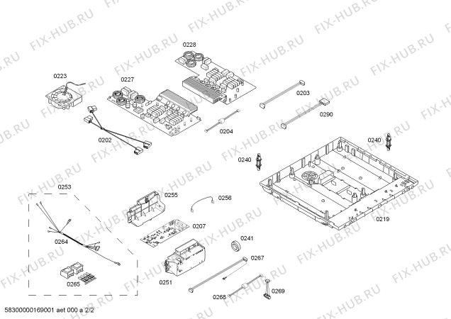 Схема №1 EI875TC11E SE.4I.80.POL.RBW.X.Top с изображением Модуль для электропечи Siemens 00744656