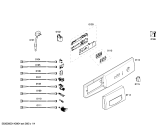 Схема №3 WAA28166GB с изображением Панель управления для стиральной машины Bosch 00678504