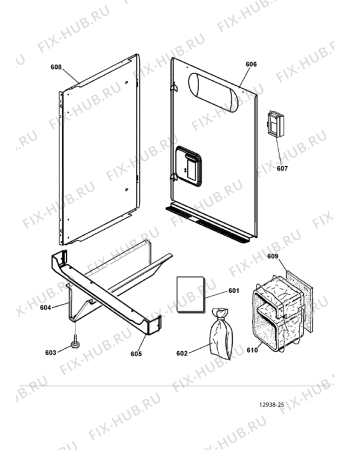 Взрыв-схема плиты (духовки) Hotpoint BU82SST (F045314) - Схема узла