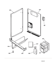 Схема №1 UH53B (F068607) с изображением Дверка для плиты (духовки) Indesit C00281529